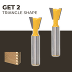 Miter Router Bit (2Pcs/Set)