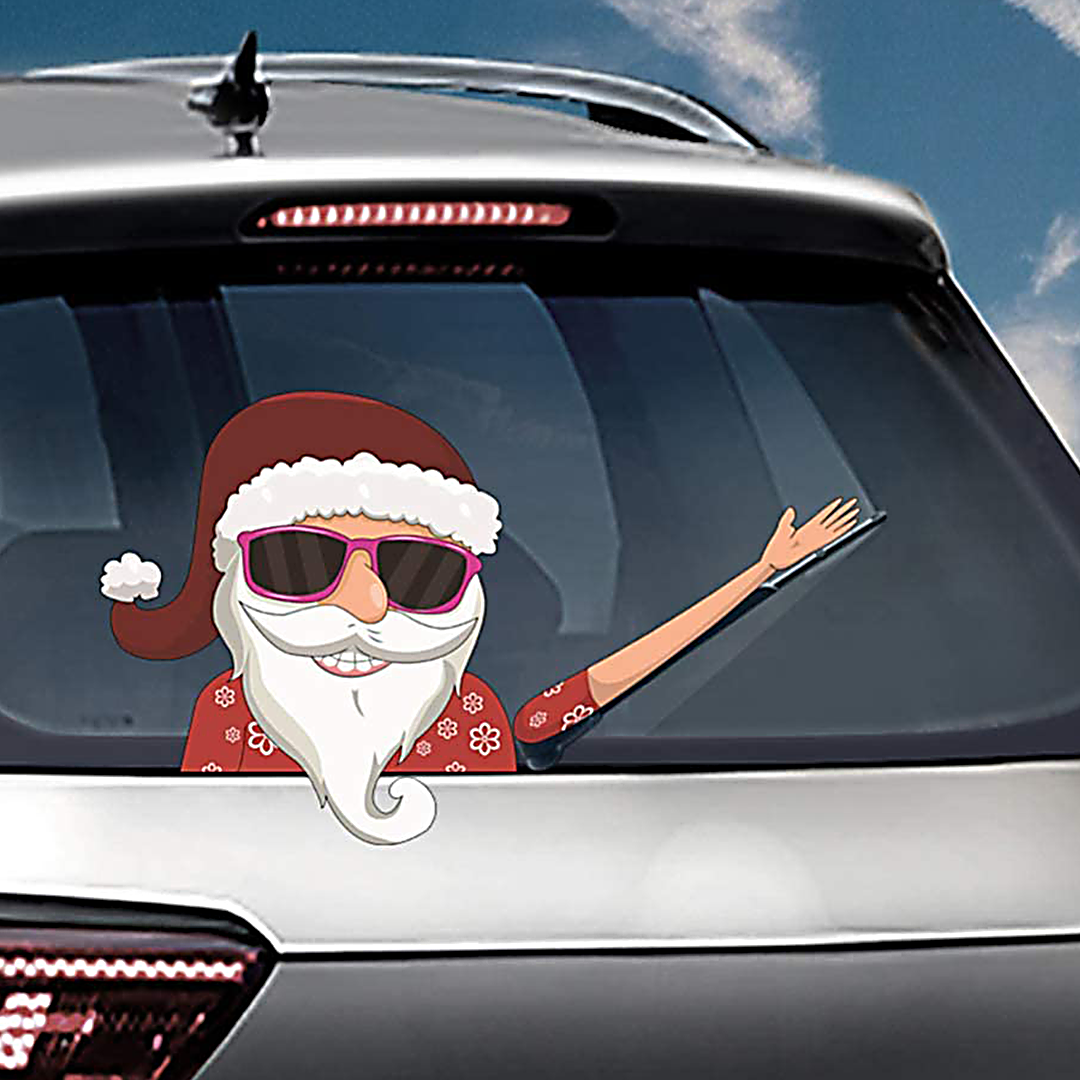 MYXH Christmas Car Wiper Sticker