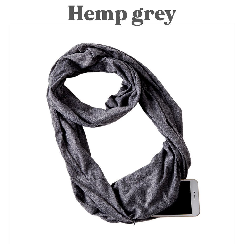 PoshSecret Travel Infinity Scarf With Secret Pockets