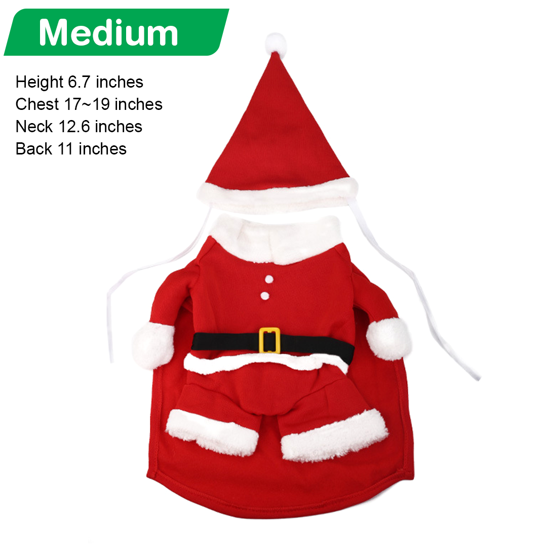 PoshPaws Pet Santa Claus Costume