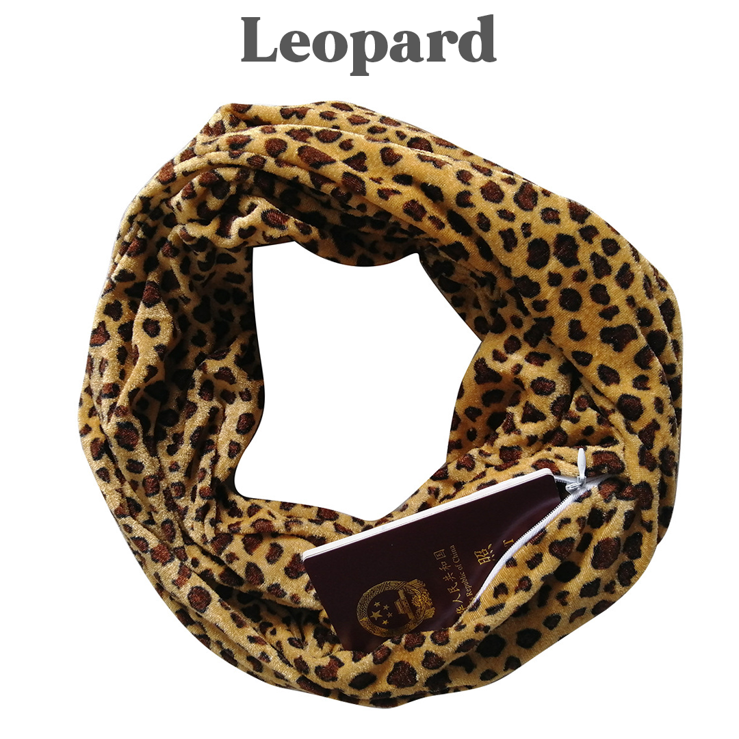 PoshSecret Travel Infinity Scarf With Secret Pockets