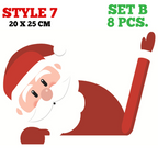 MYXH Christmas Car Wiper Sticker