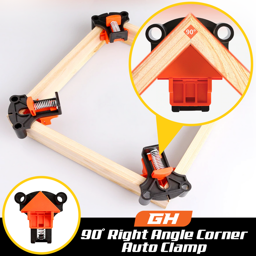 GH 90° Right Angle Corner Auto Clamp