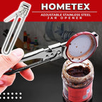 HomeTex Adjustable Stainless Steel Jar Openers