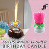 Lotus Magic Flower Birthday Candle
