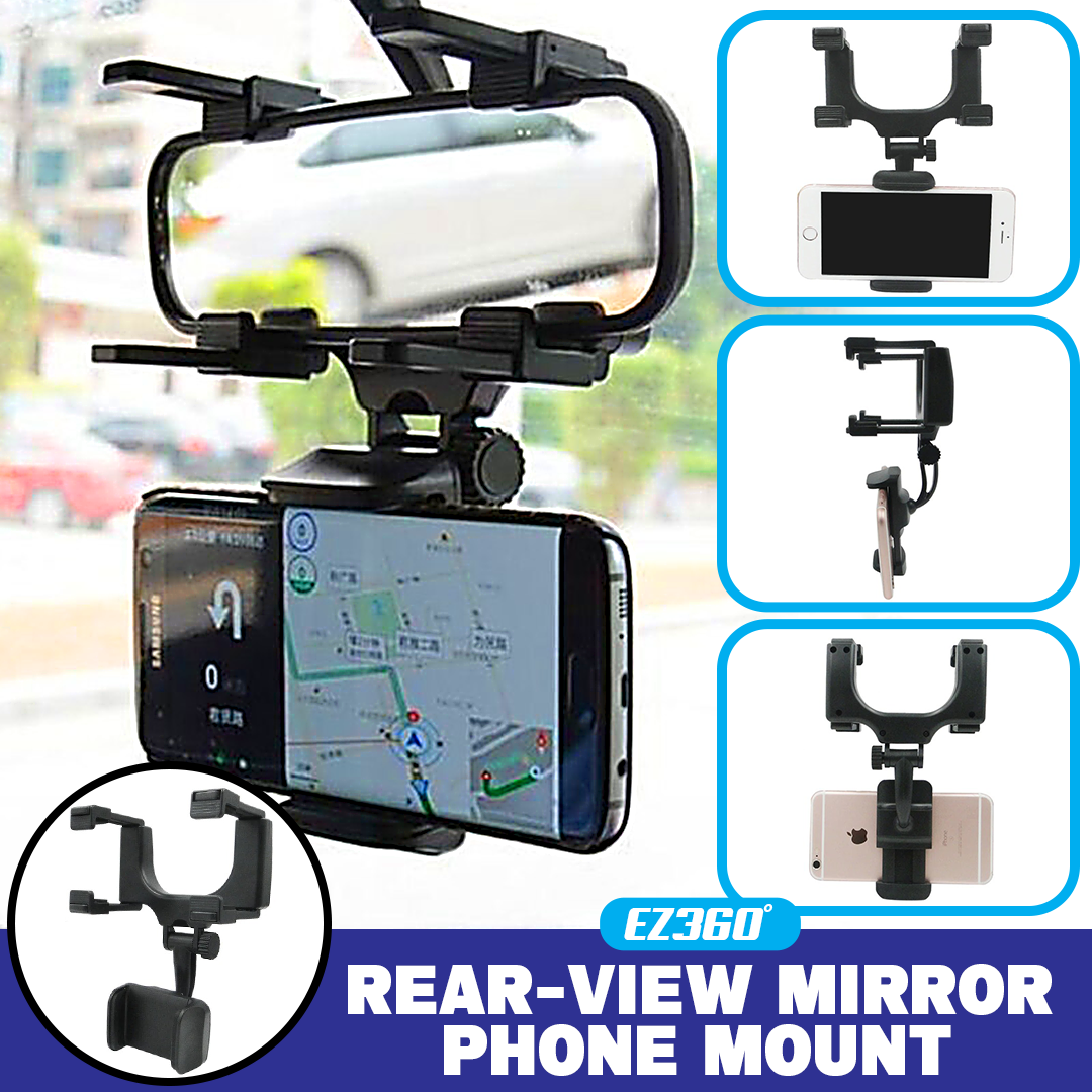 EZ360° Rear-view Mirror Phone Mount