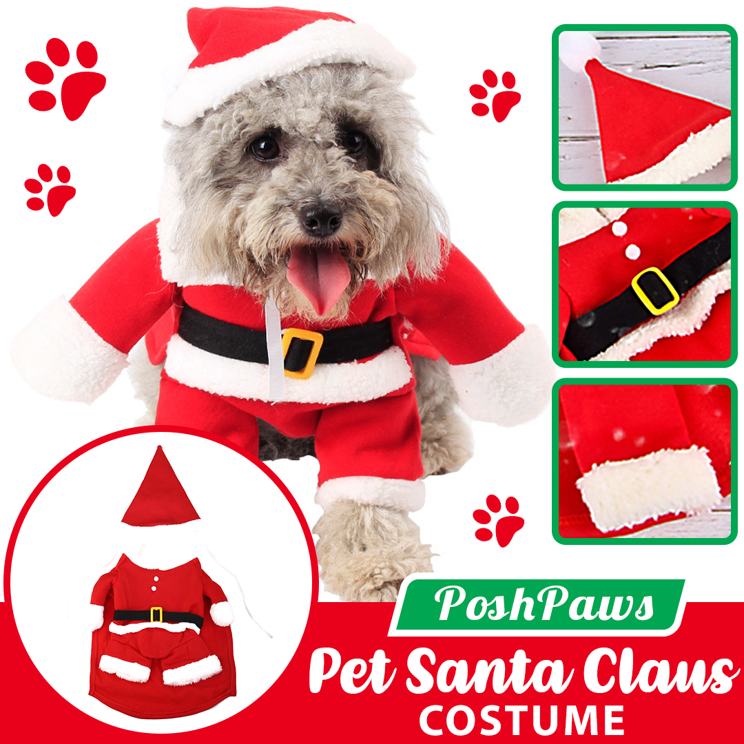 PoshPaws Pet Santa Claus Costume