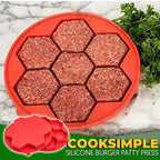 CookSimple Silicone Burger Patty Press