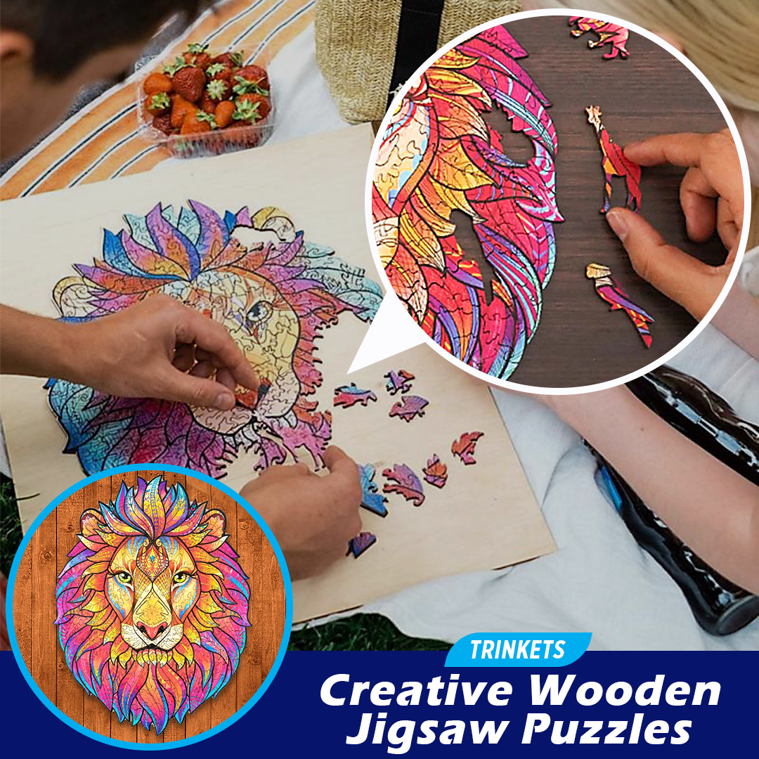 TRINKETS Creative Wooden Jigsaw Puzzles