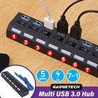 GadgeTECH Multi USB 3.0 Hub