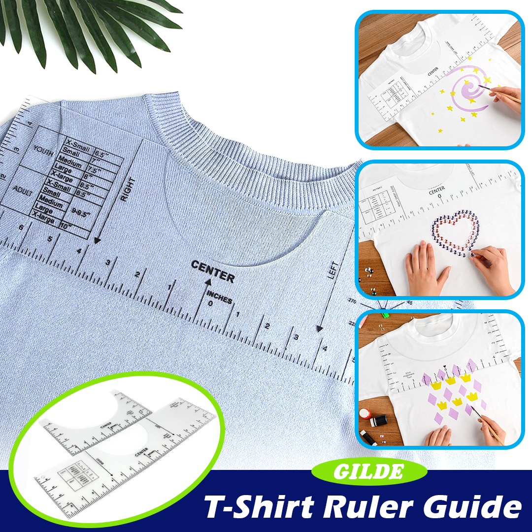 GILDE T-Shirt Ruler Guide