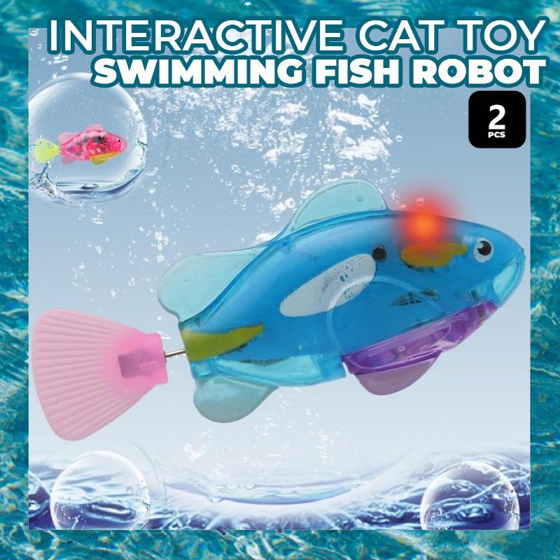 Interactive Cat Toy Swimming Fish Robot (2 PCS)