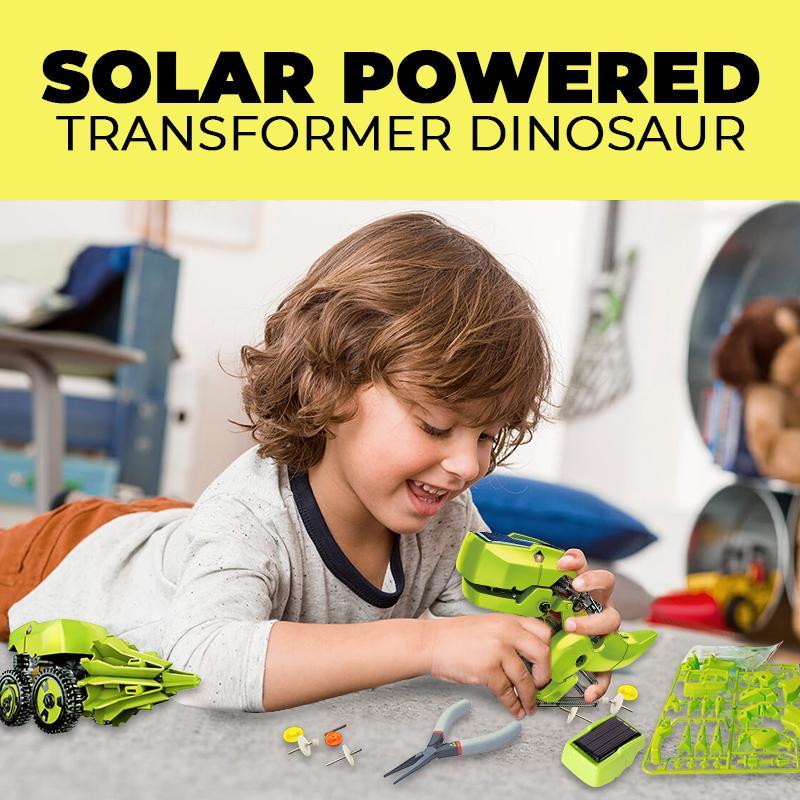 Solar Powered Transformer Dinosaur