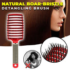 Natural Boar-Bristle Detangling Brush