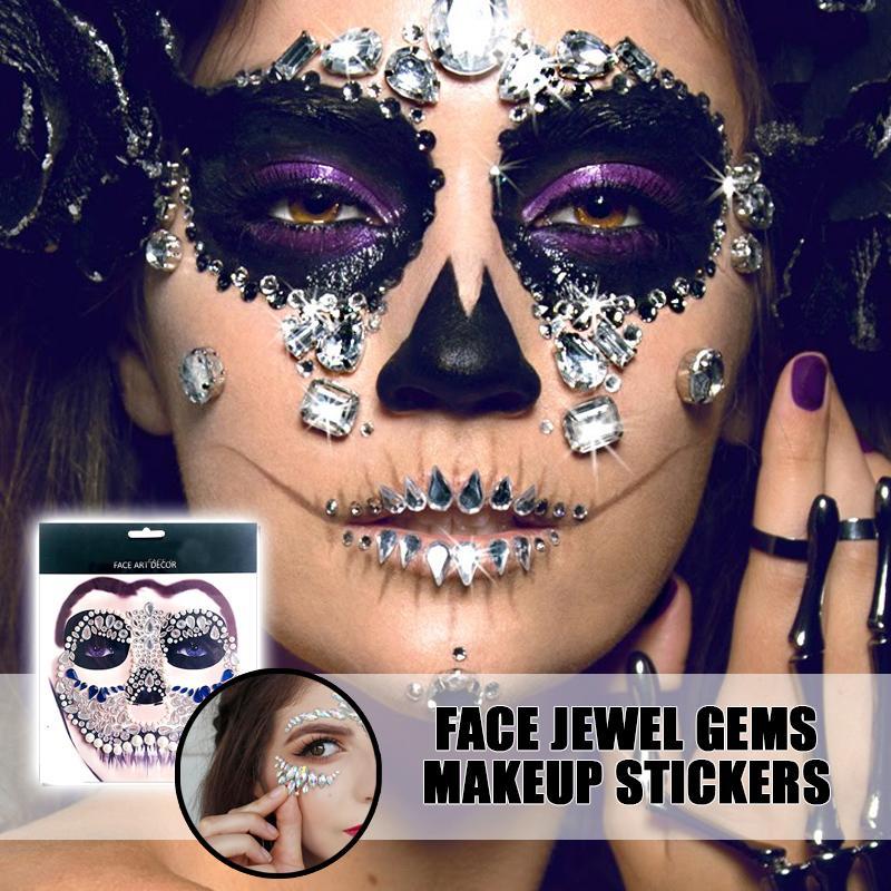 Face Jewel Gems Makeup Stickers