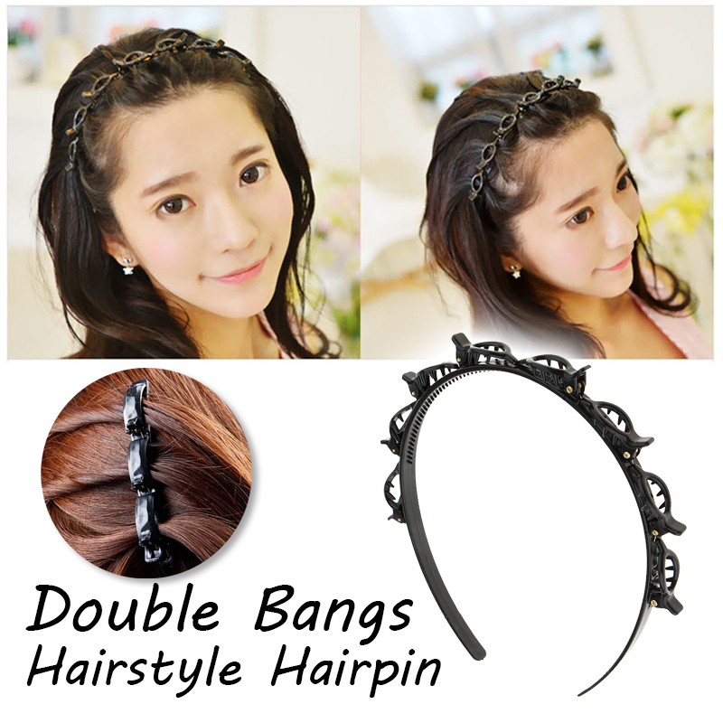 Double Bangs Hairstyle Hairpin