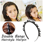 Double Bangs Hairstyle Hairpin