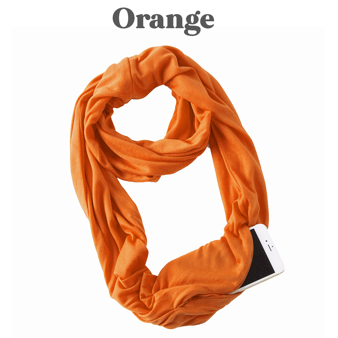 PoshSecret Travel Infinity Scarf With Secret Pockets