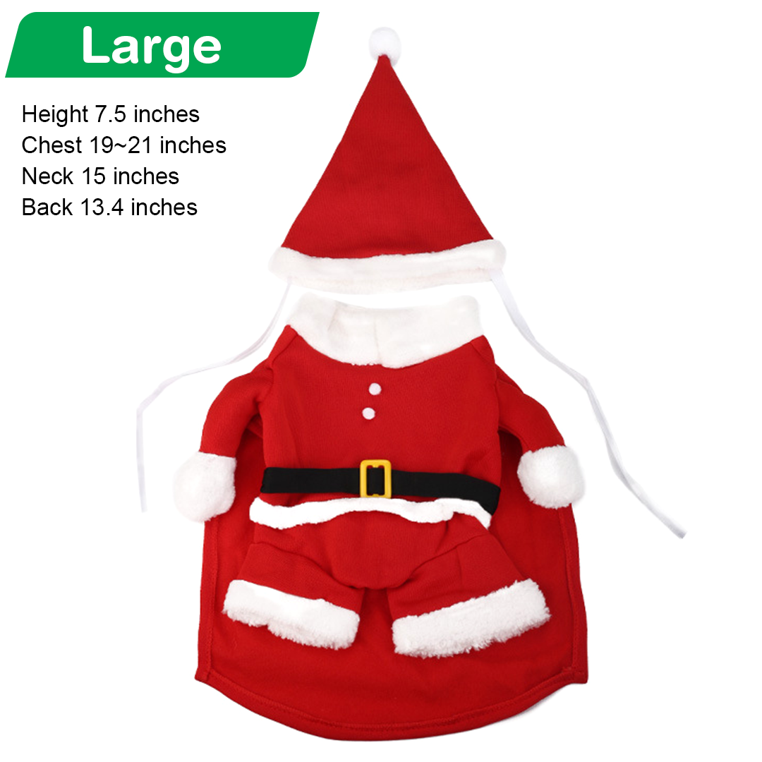 PoshPaws Pet Santa Claus Costume