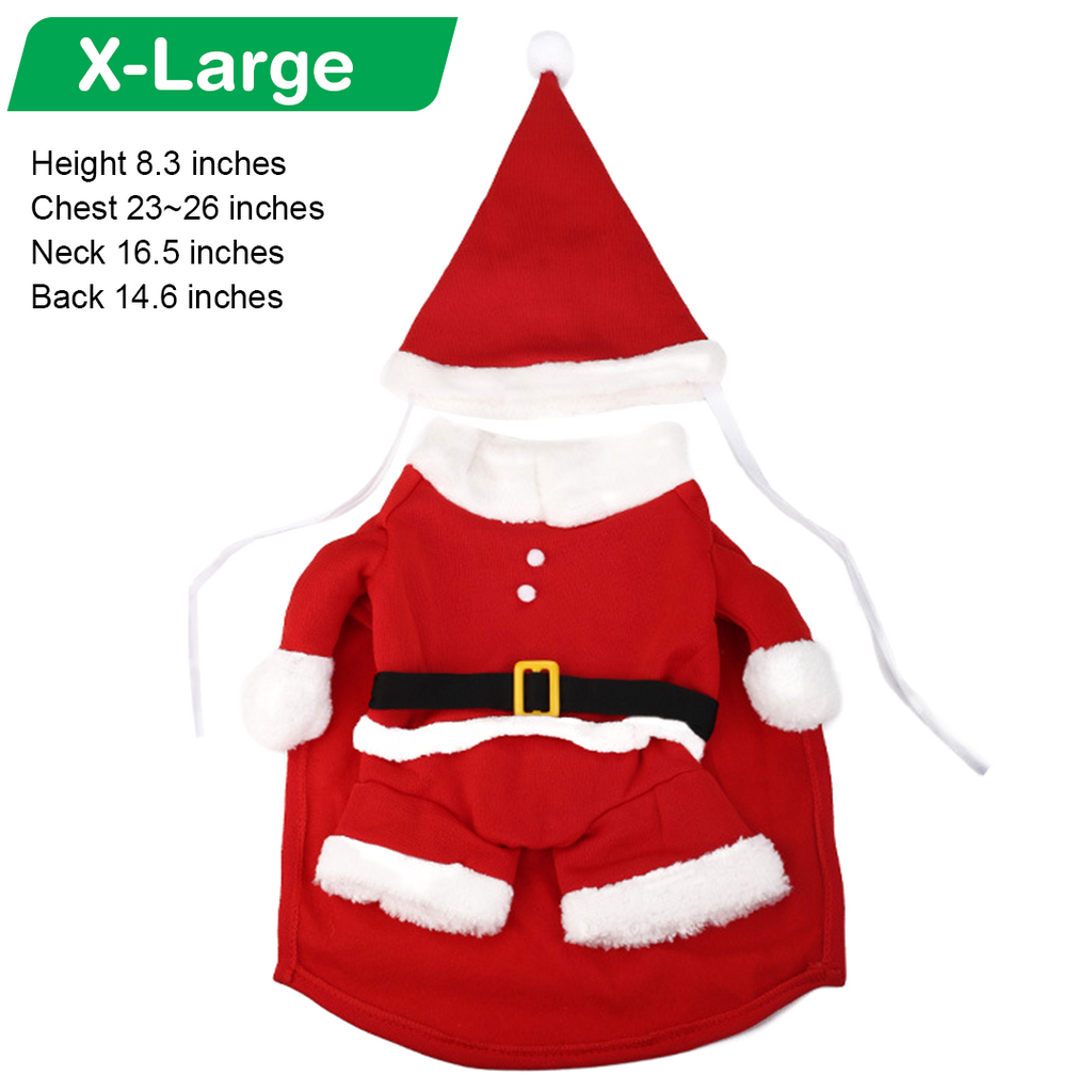 PoshPaws Pet Santa Claus Costume