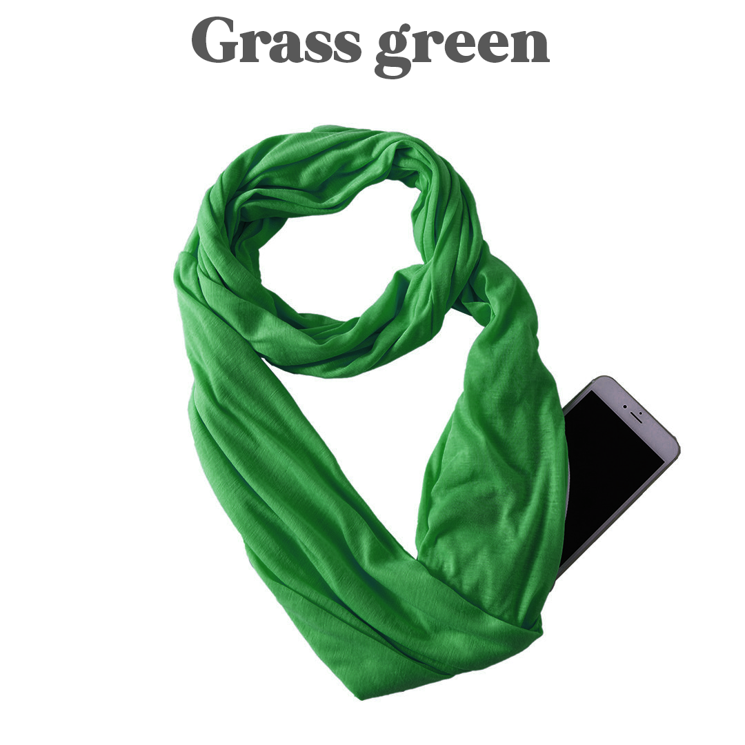 PoshSecret Travel Infinity Scarf With Secret Pockets
