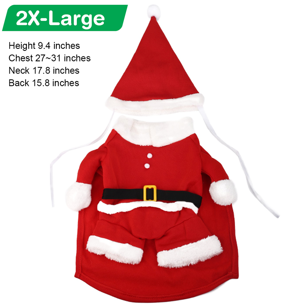 PoshPaws Pet Santa Claus Costume