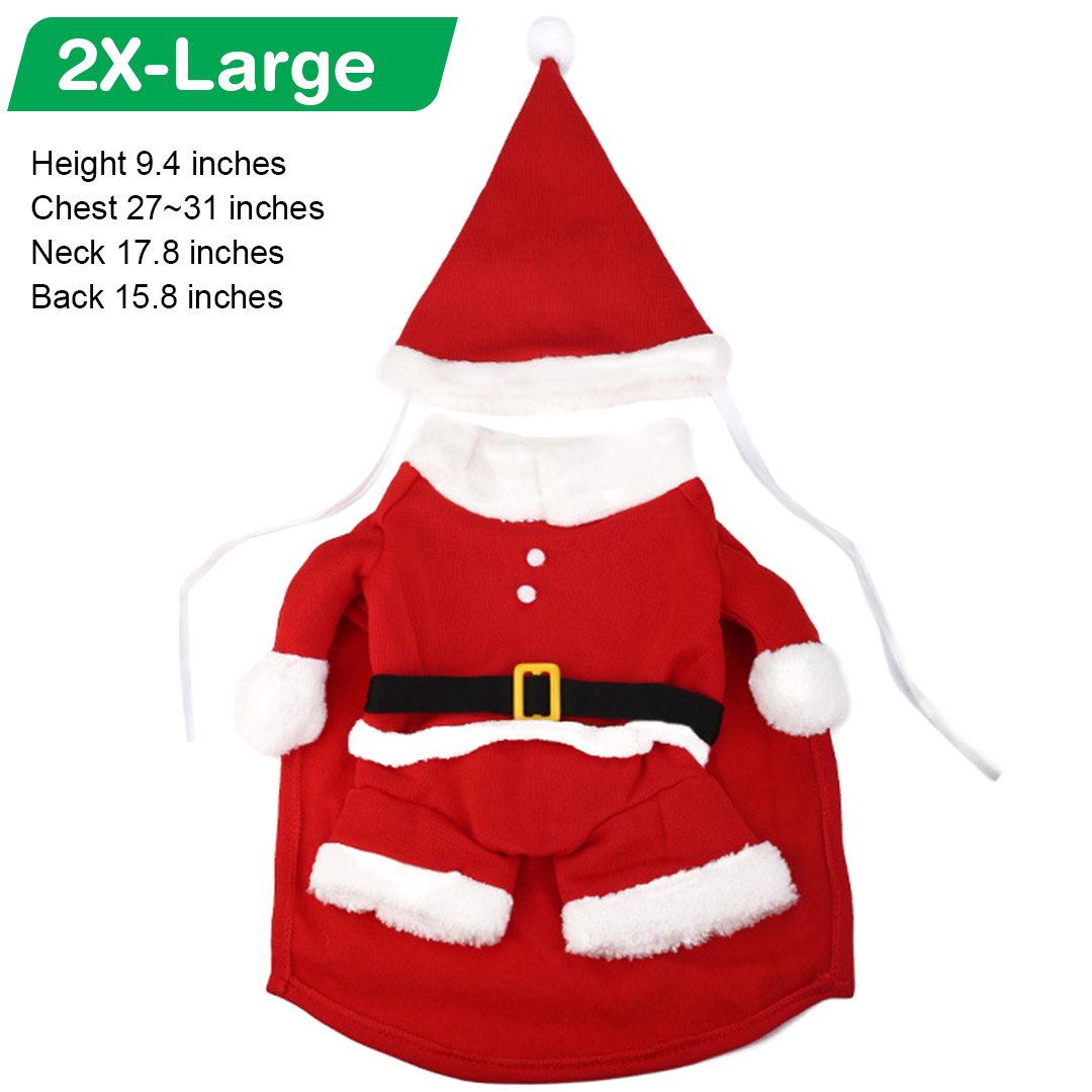 PoshPaws Pet Santa Claus Costume
