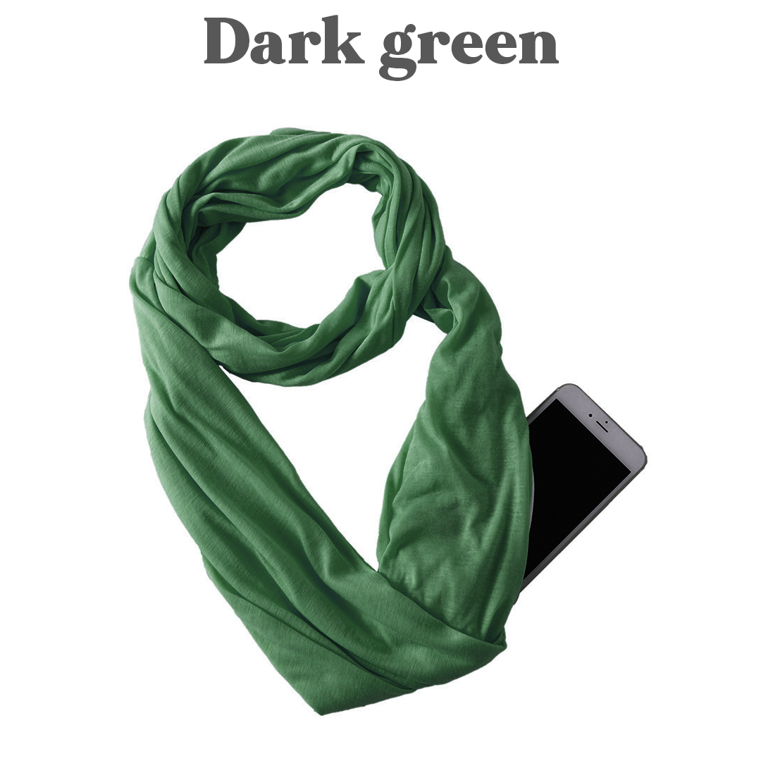 PoshSecret Travel Infinity Scarf With Secret Pockets
