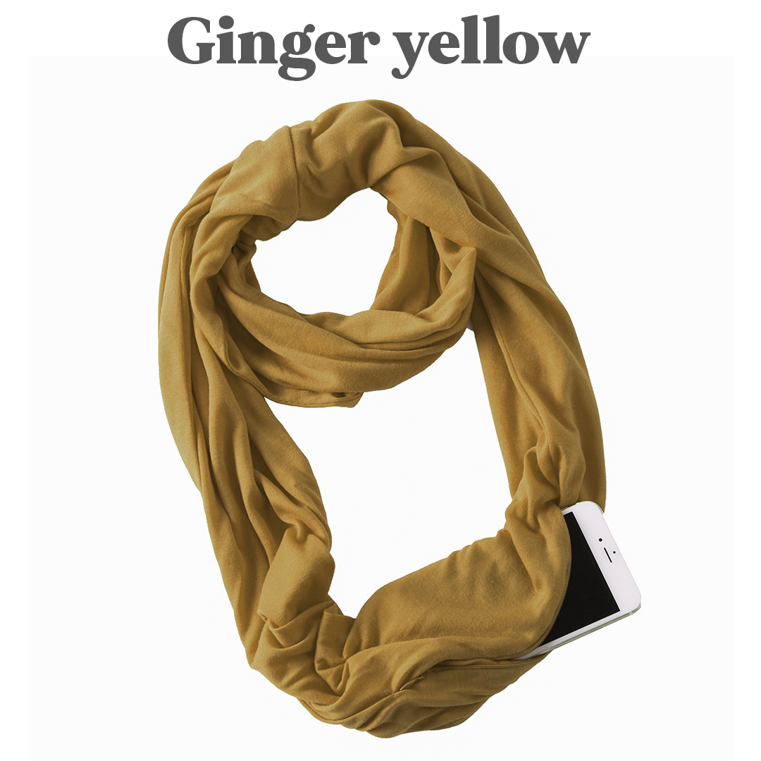 PoshSecret Travel Infinity Scarf With Secret Pockets