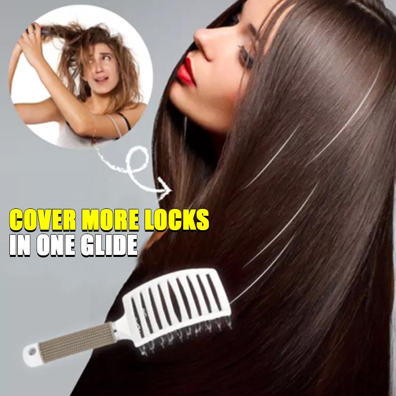 Natural Boar-Bristle Detangling Brush