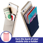 PhoneETX Adhesive Cell Phone Back Wallet