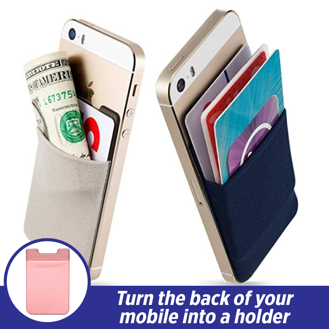PhoneETX Adhesive Cell Phone Back Wallet