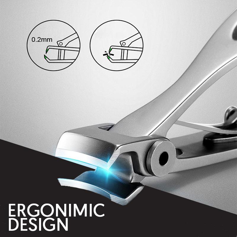 Stainless Steel Wide Jaw Nail Clippers
