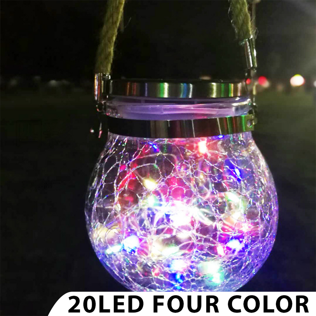 SolarLED Crystal Ball Hanging Lamp