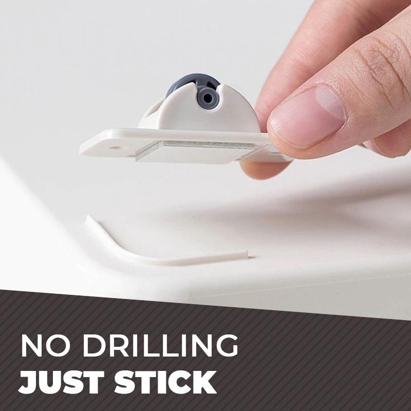 Organizer and Storage Box Stick-on Wheels (Pack of 4)