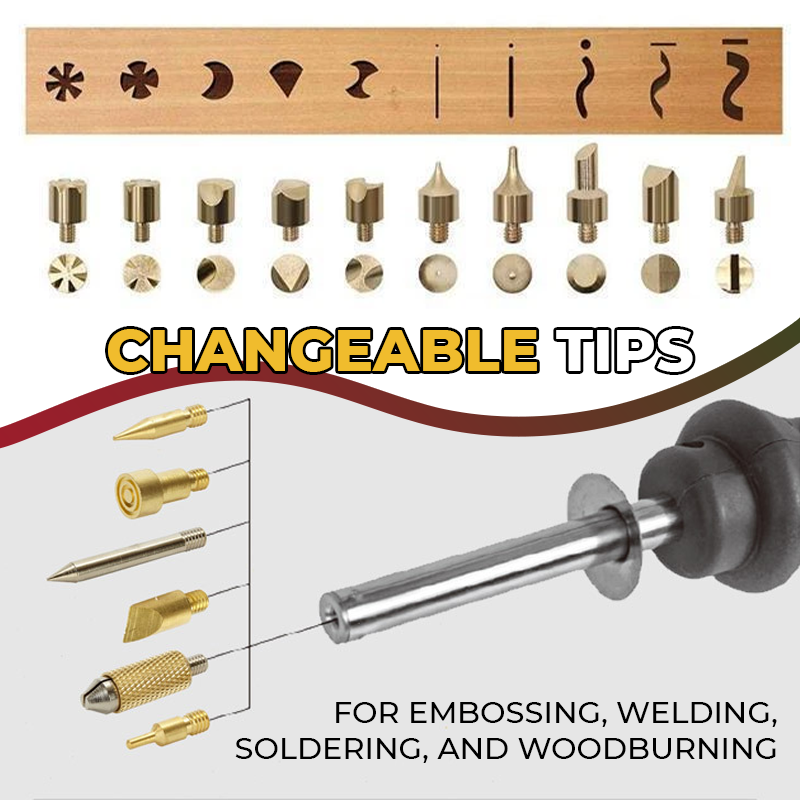 Wood Burning Pyrography Kit