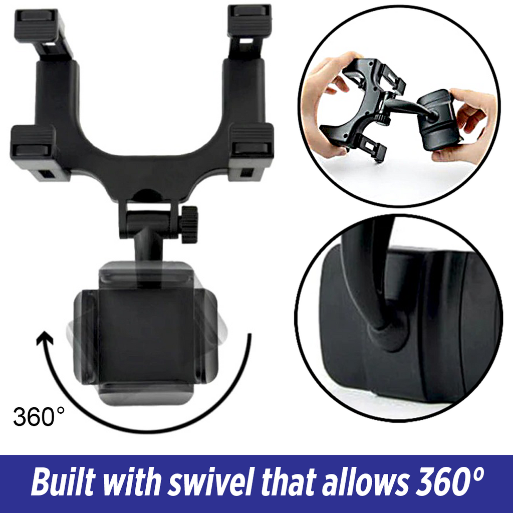 EZ360° Rear-view Mirror Phone Mount