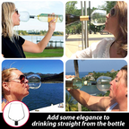 GlassDrink Direct from Wine Bottle
