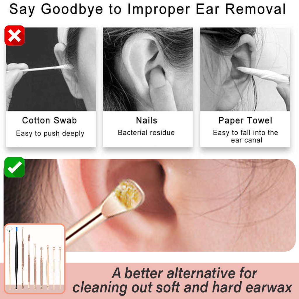 MrEar Stainless Ear Cleaning Tool Kit