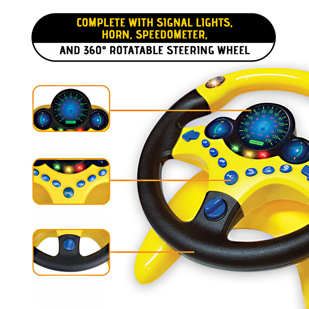 Kid’s Driving Simulation Steering Wheel