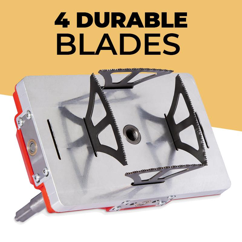 Square Hole Cutter Drill Attachment