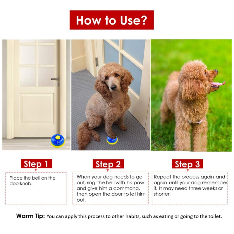 Pet Meal Potty Training Bell