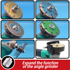 EM Angle Grinder to Groove Adapter