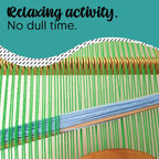 Beginner-friendly Wooden Loom Weaving Frame