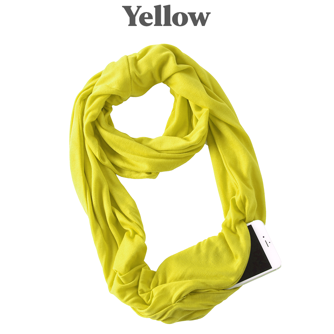 PoshSecret Travel Infinity Scarf With Secret Pockets