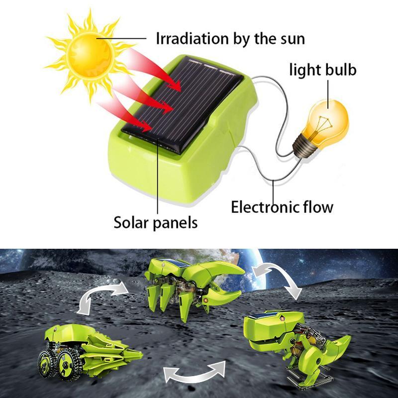 Solar Powered Transformer Dinosaur