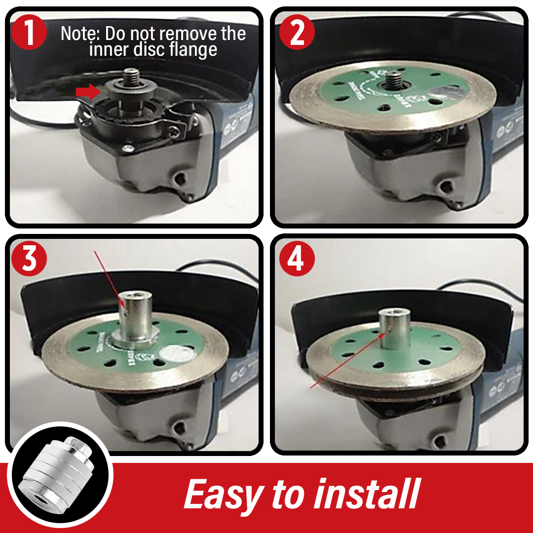 EM Angle Grinder to Groove Adapter