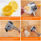 Natural Juice Aluminum Manual Juice Squeezer