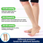 FeetFree 20-30mmHg Zippered Compression Socks