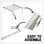 Mini Stainless Charcoal Barbecue Grill